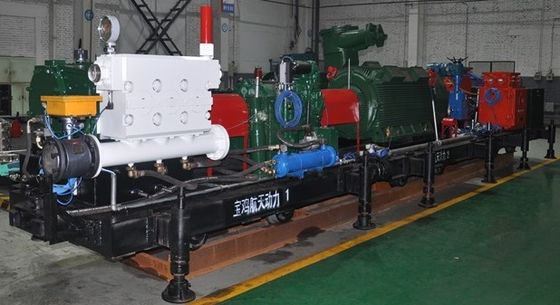 Tự động điều khiển từ xa mỏ than khai thác tốc độ dòng bơm 1458m³ / h Áp suất 80Mpa